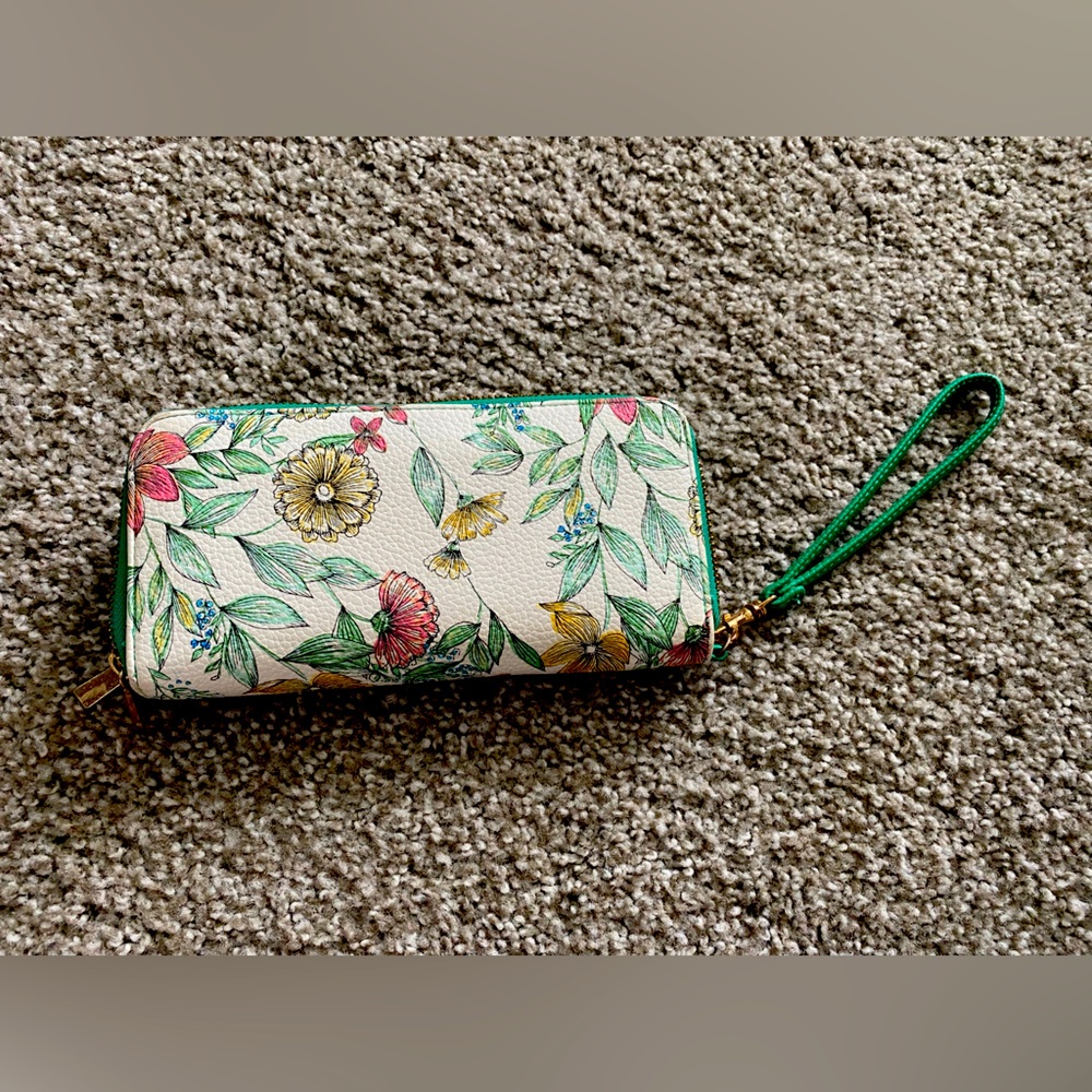 Floral Wallet/Wristlet